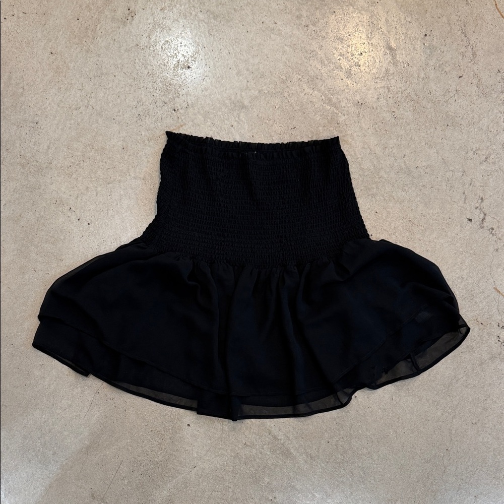 H&M Elegant Black Skater Skirt
